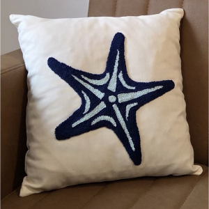 DENİZ YILDIZI DESENLİ MİNDER